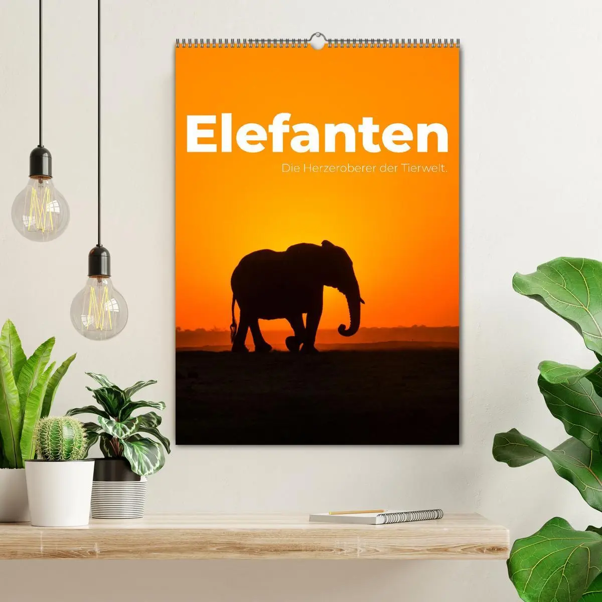 Bild: 9783516352320 | Elefanten - Die Herzeroberer der Tierwelt. (Wandkalender 2026 DIN...