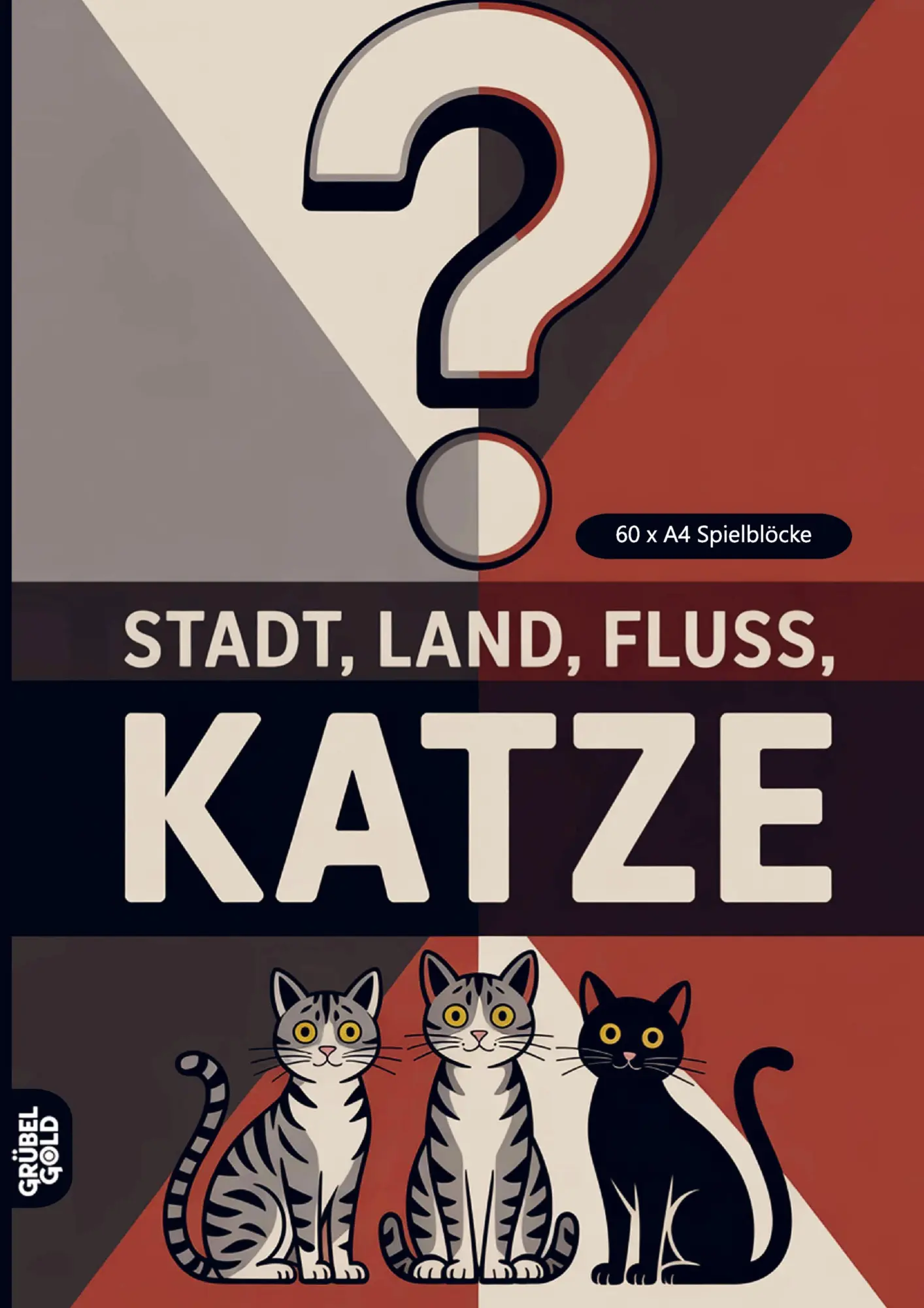 Cover: 9783693192320 | Stadt, Land, Fluss, Katze | Grübelgold Rätselhefte | Taschenbuch