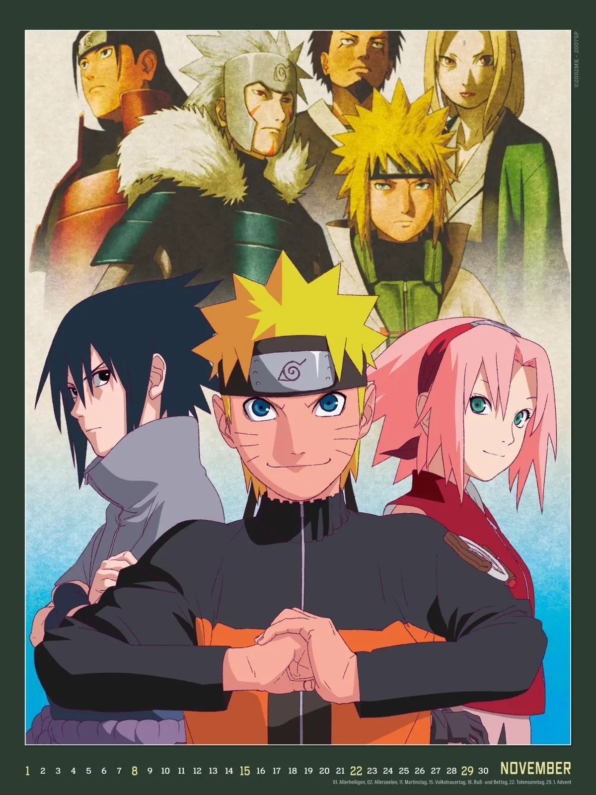 Bild: 9783830322320 | Naruto Shippuden Posterkalender 2026 | Kalender | Naruto the Movie