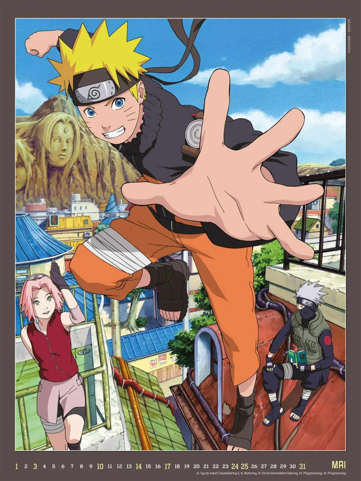 Bild: 9783830322320 | Naruto Shippuden Posterkalender 2026 | Kalender | Naruto the Movie