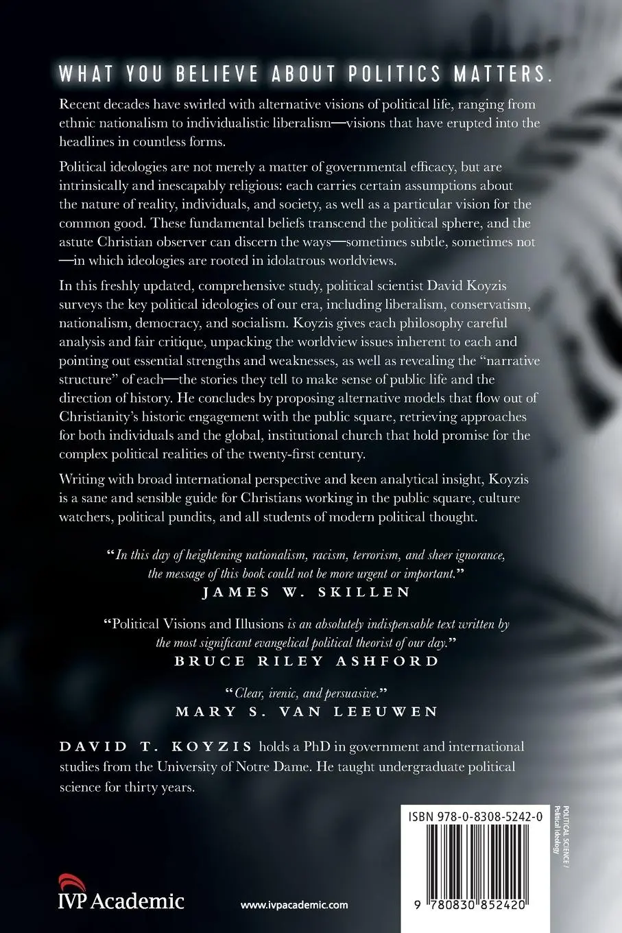 Rückseite: 9780830852420 | Political Visions &amp; Illusions | David T. Koyzis | Taschenbuch | 2019