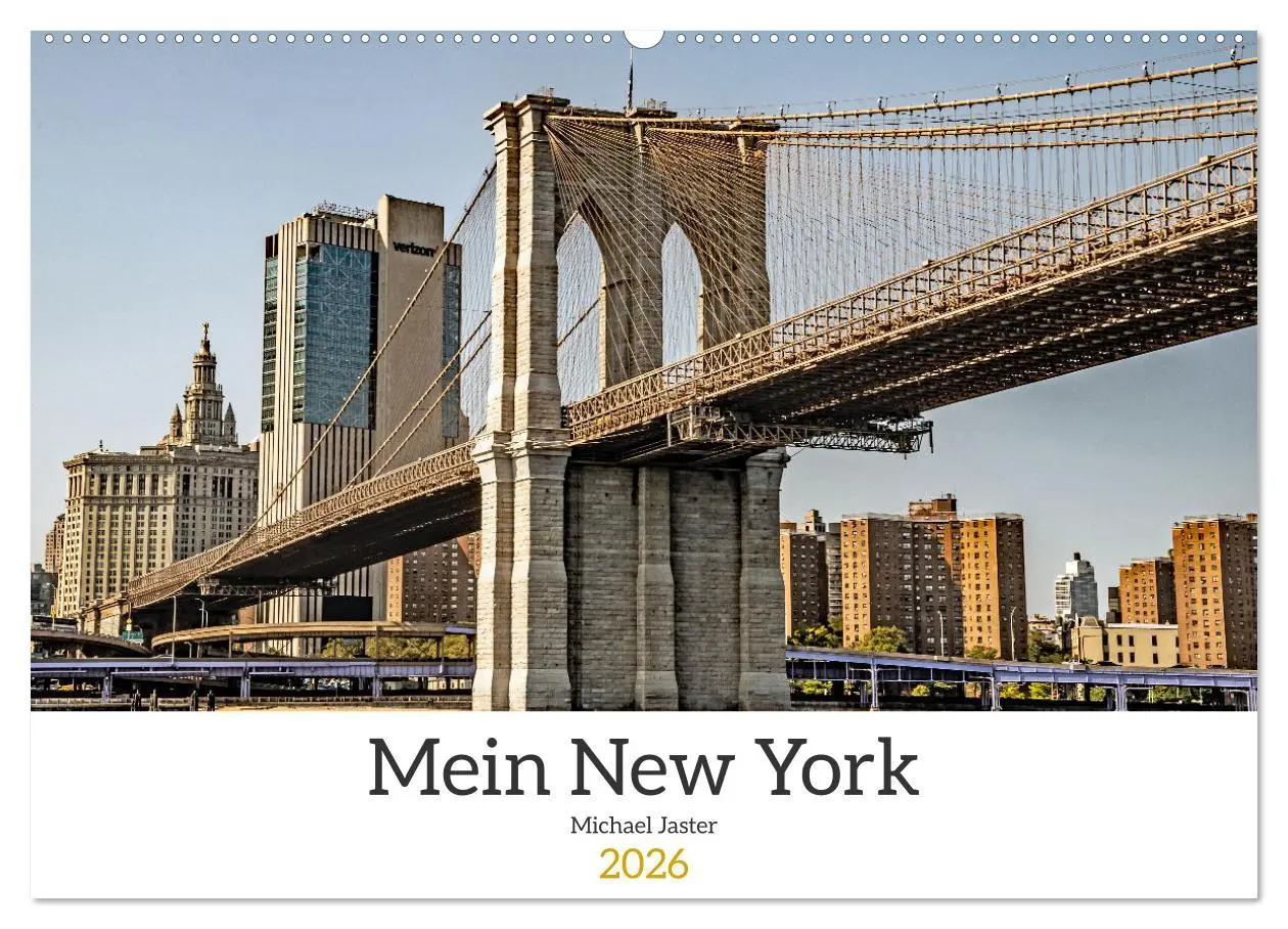 Cover: 9783457562420 | Mein New York Michael Jaster (Wandkalender 2026 DIN A2 quer),...
