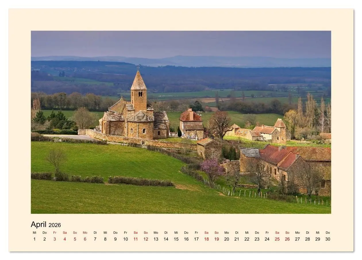Bild: 9783457872420 | Burgund - Das grüne Herz Frankreichs (Wandkalender 2026 DIN A3...