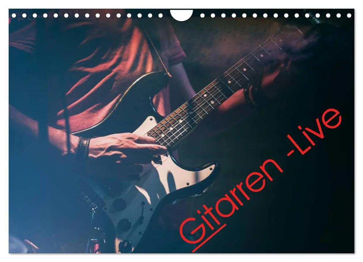 Cover: 9783516032420 | Gitarren - Live (Wandkalender 2026 DIN A4 quer), CALVENDO...
