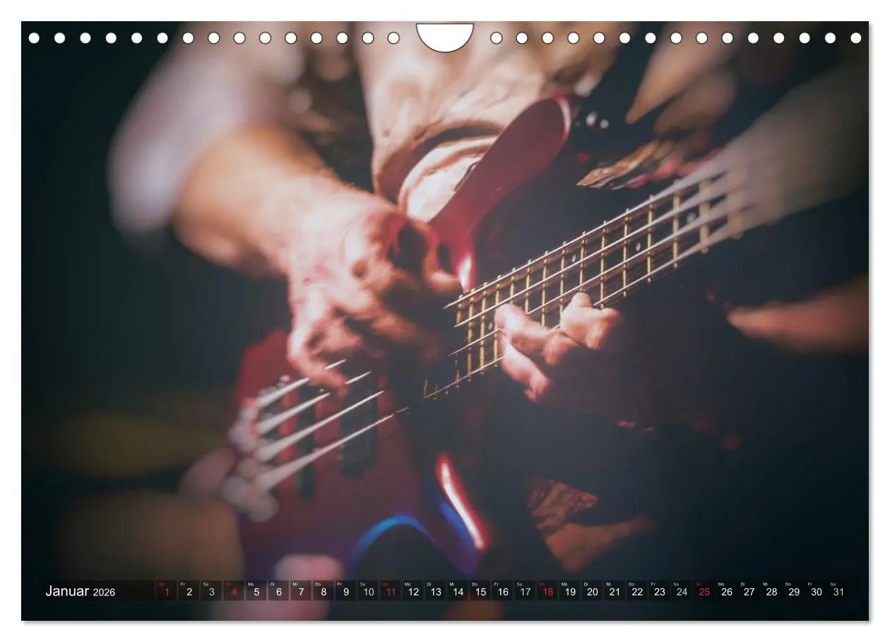 Bild: 9783516032420 | Gitarren - Live (Wandkalender 2026 DIN A4 quer), CALVENDO...
