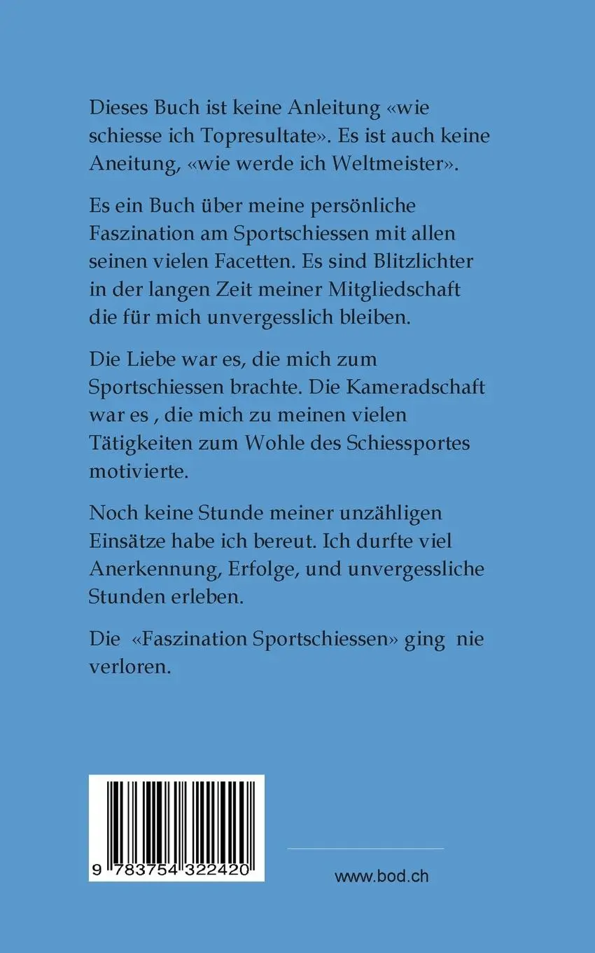 Rückseite: 9783754322420 | Volltreffer | Faszination Sport Schiessen | Vreny Liechti | Buch