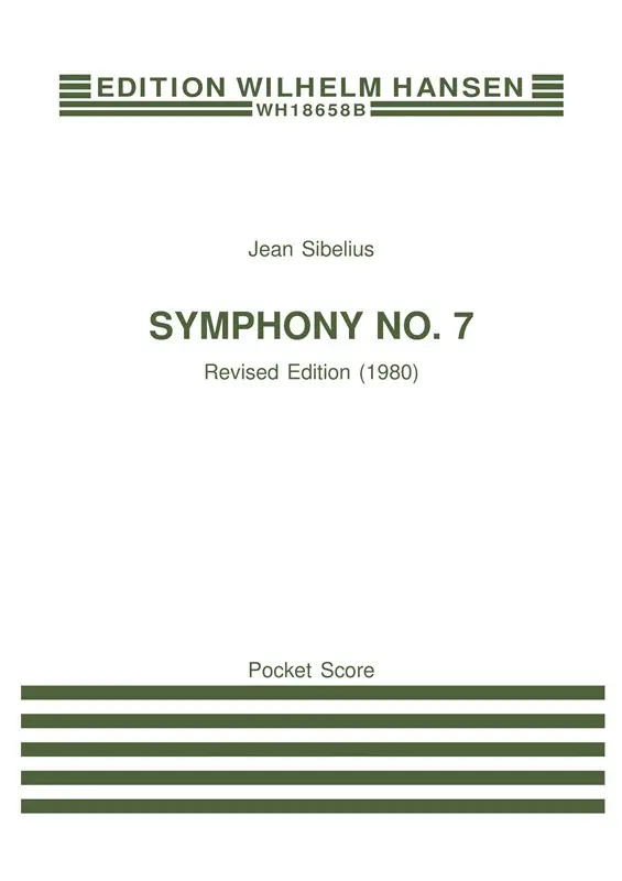 Cover: 9788774552420 | Symphony No.7 Op.105 | Jean Sibelius | Studienpartitur | 2012