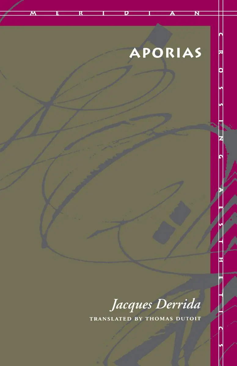 Cover: 9780804722520 | Aporias | Jacques Derrida | Taschenbuch | Kartoniert / Broschiert