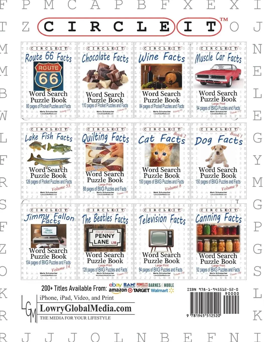 Rückseite: 9781945512520 | Circle It, Laurel and Hardy Facts, Word Search, Puzzle Book | Buch