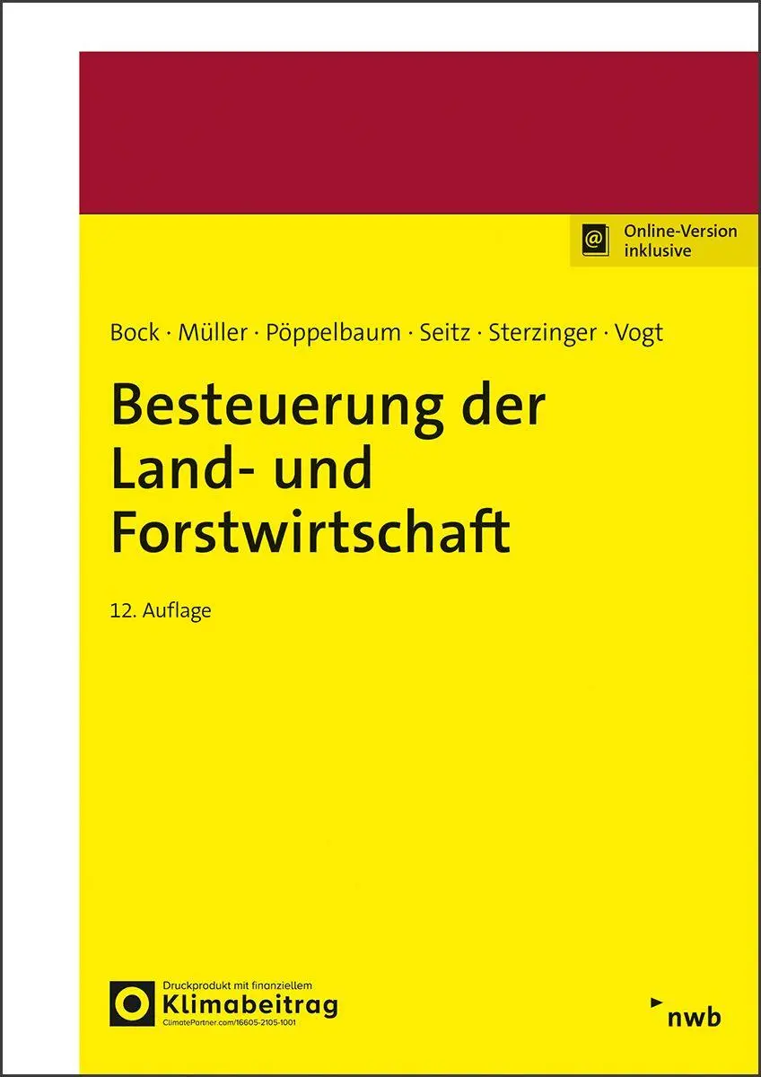 Cover: 9783482682520 | Besteuerung der Land- und Forstwirtschaft | Torsten Bock (u. a.)