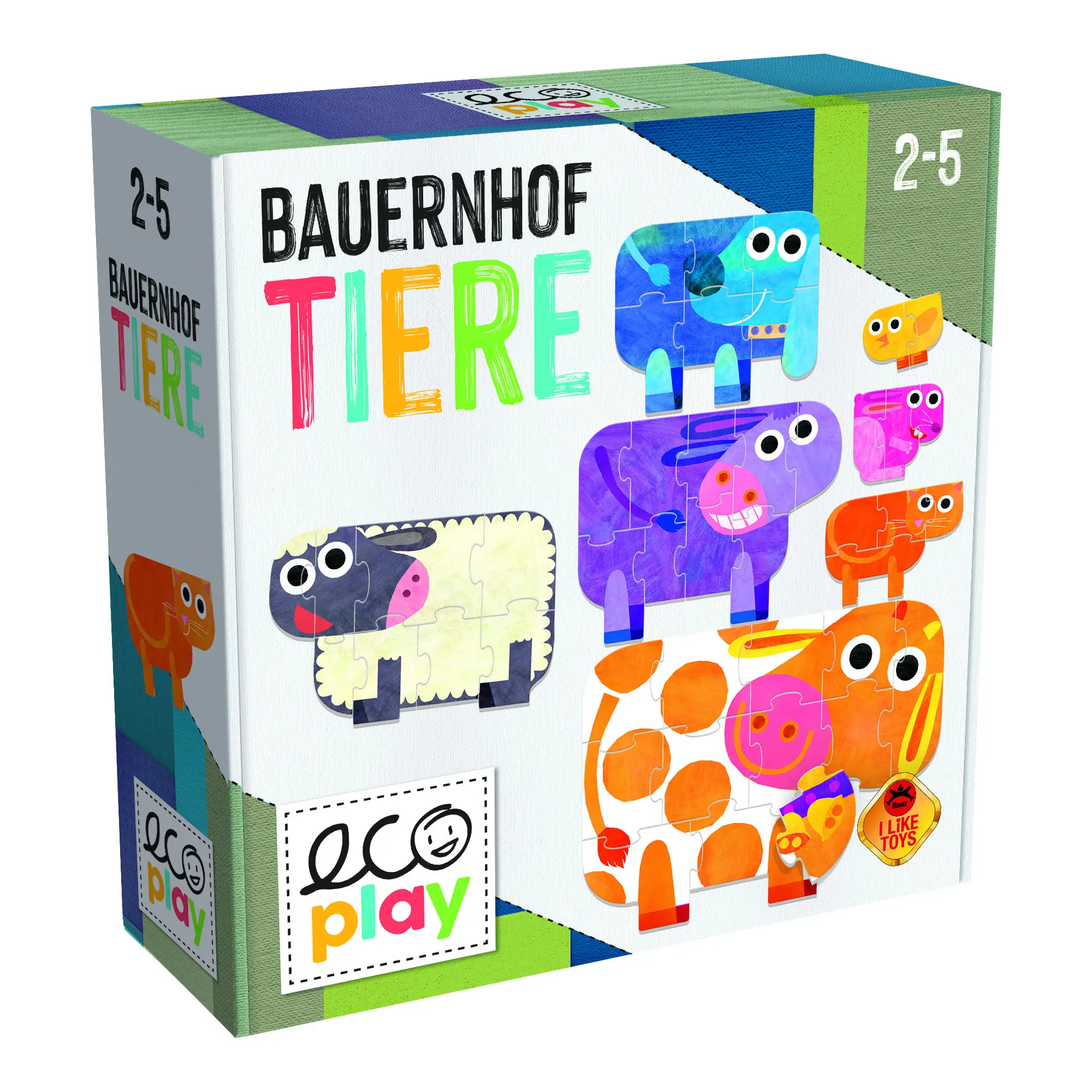 Cover: 8057592352620 | eco play - Bauernhoftiere | Puzzle | 2022 | Headu | EAN 8057592352620