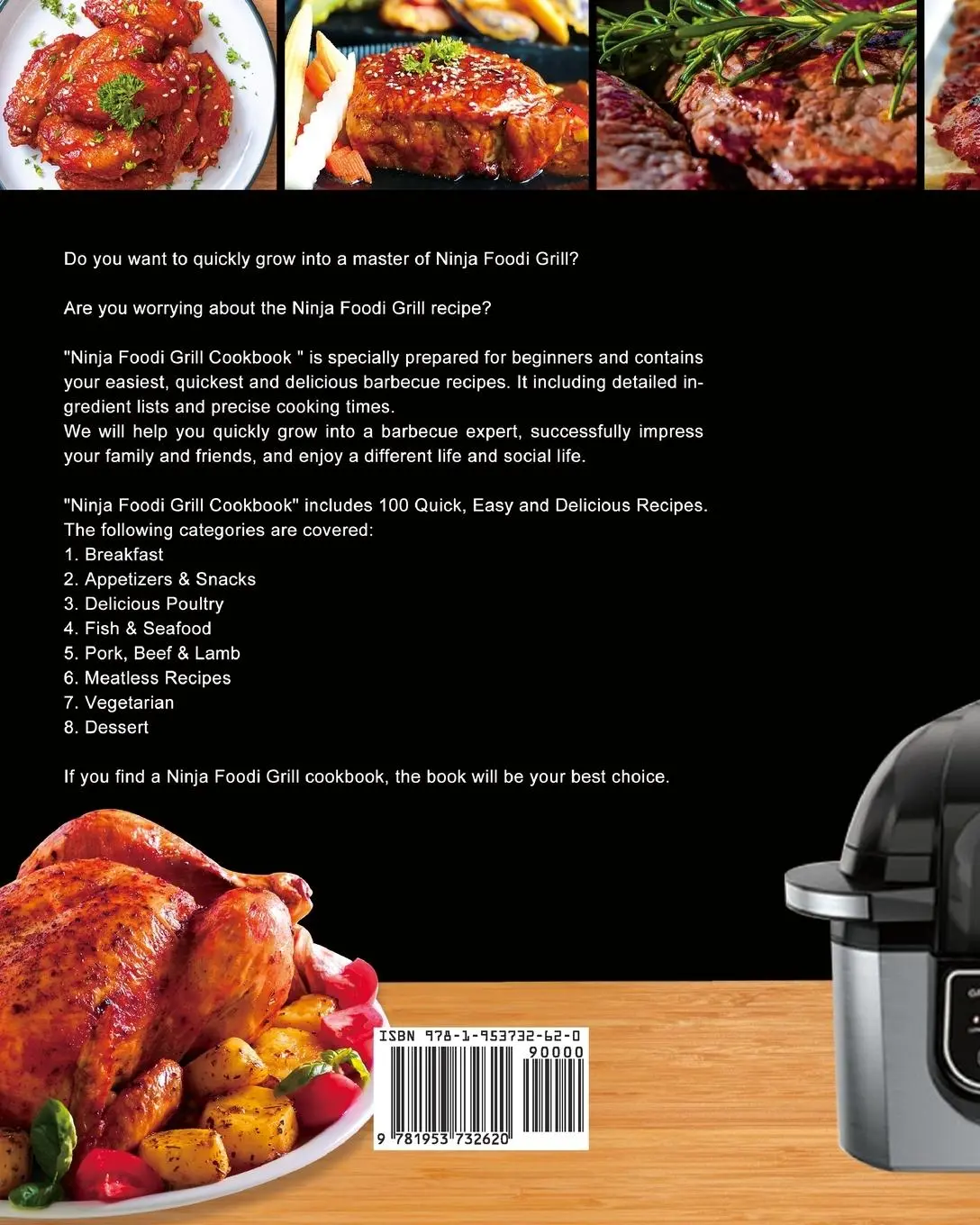 Rückseite: 9781953732620 | Ninja Foodi Grill Cookbook | Keven Abernathy | Taschenbuch | Englisch