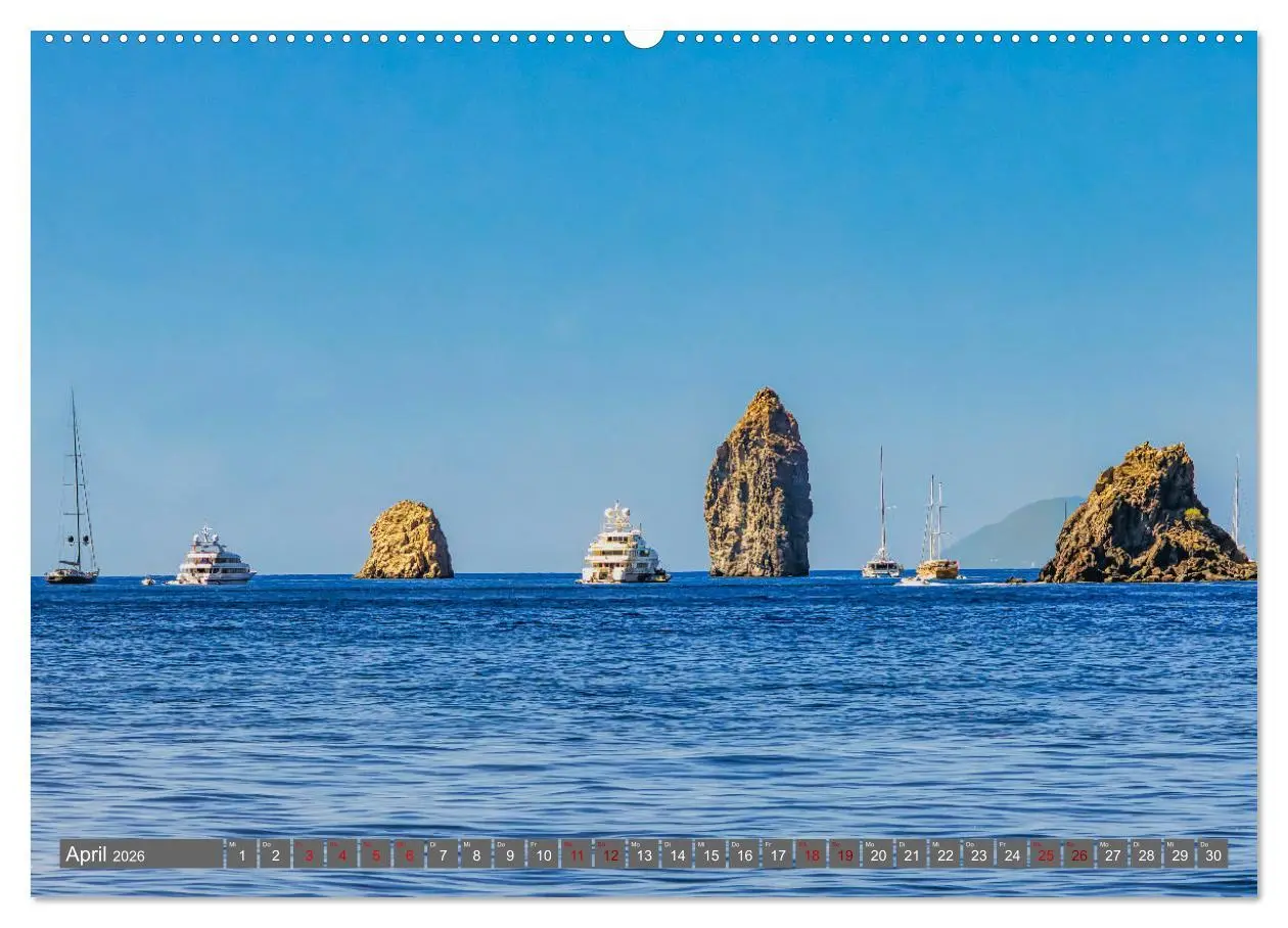 Bild: 9783457612620 | Liparische Inseln - Vulkane im Tyrrhenischen Meer (Wandkalender...