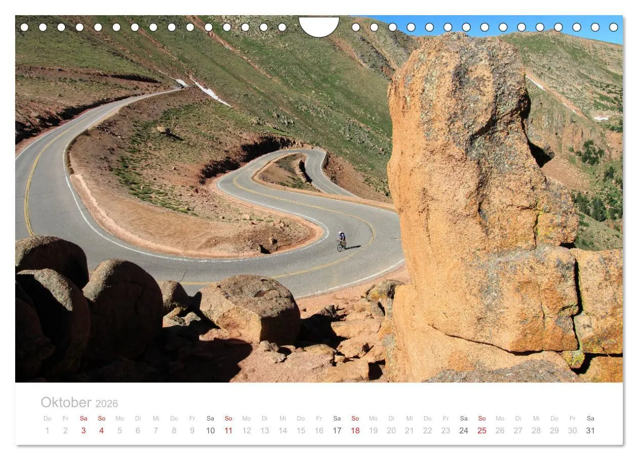 Bild: 9783457782620 | Colorado - Höhenrausch mit dem Rennrad (Wandkalender 2026 DIN A4...