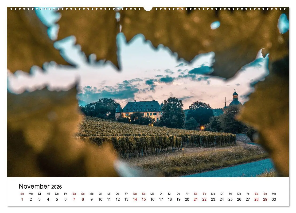 Bild: 9783457922620 | Rheingau 2026 (Wandkalender 2026 DIN A2 quer), CALVENDO Monatskalender