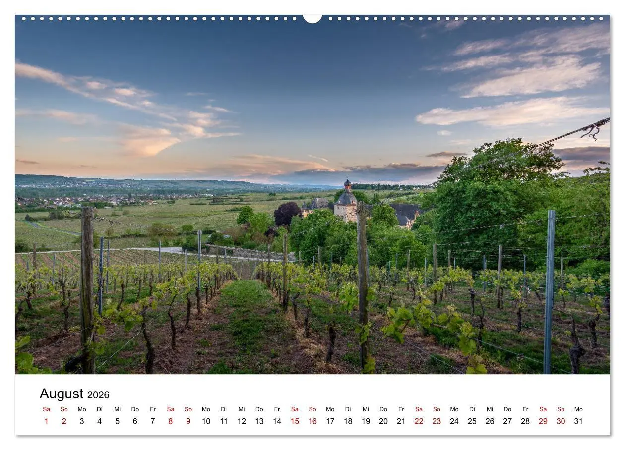 Bild: 9783457922620 | Rheingau 2026 (Wandkalender 2026 DIN A2 quer), CALVENDO Monatskalender