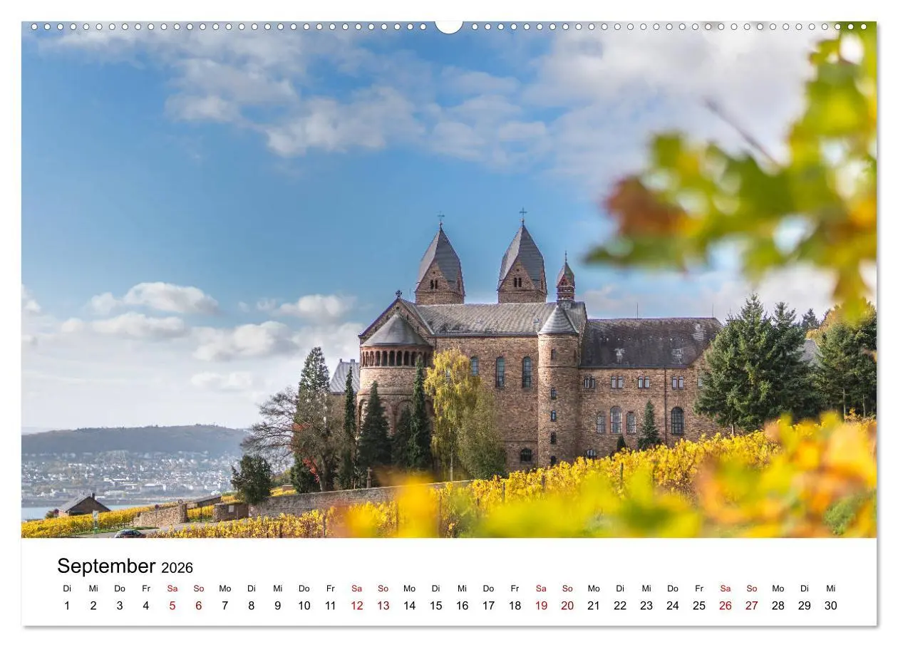 Bild: 9783457922620 | Rheingau 2026 (Wandkalender 2026 DIN A2 quer), CALVENDO Monatskalender