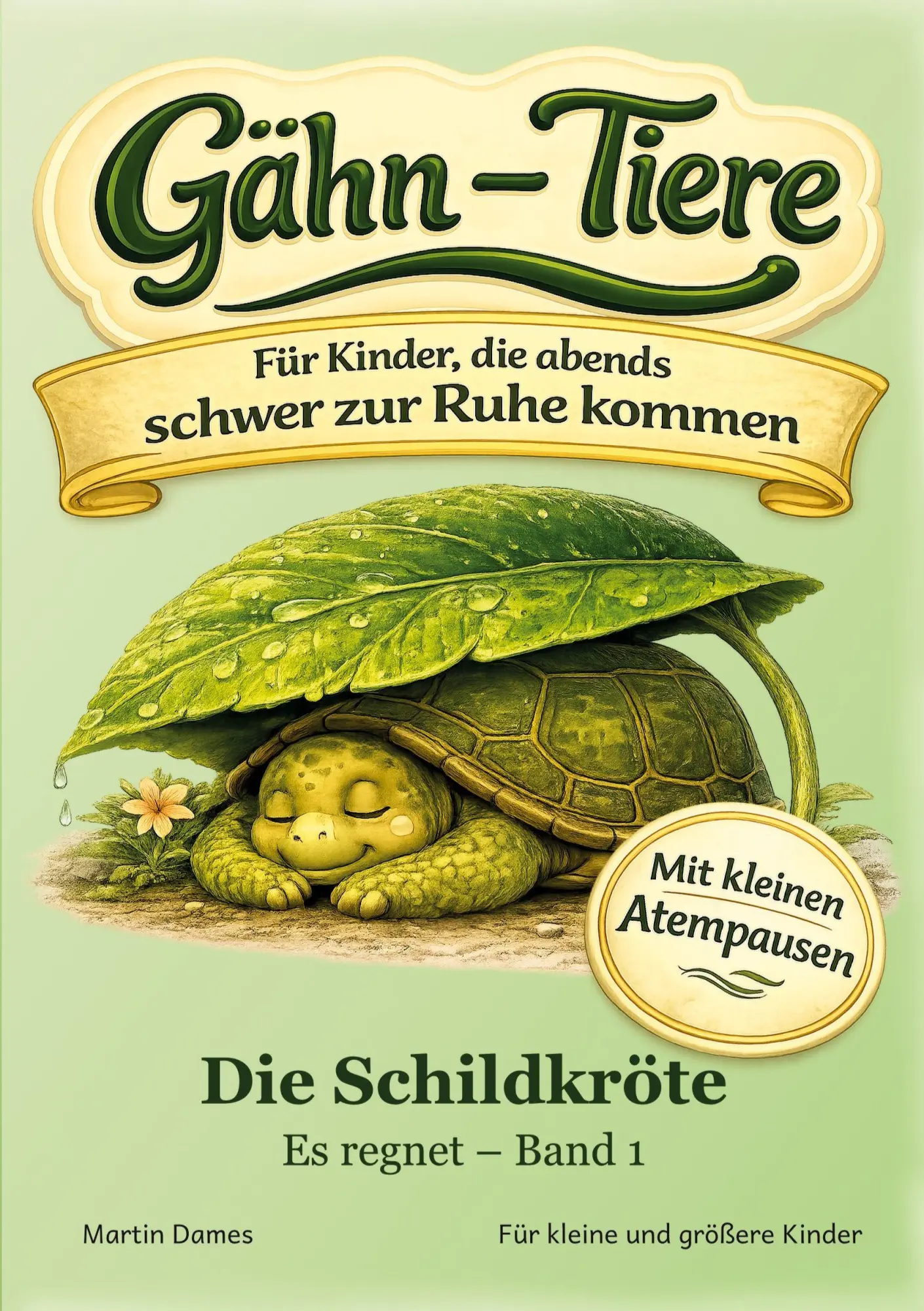 Cover: 9783696372620 | Gähn-Tiere: Die Schildkröte - Es regnet | Martin Dames | Taschenbuch
