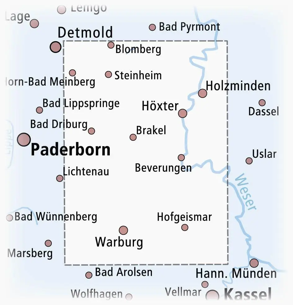 Bild: 9783747302620 | Kulturland Kreis Höxter | (Land-)Karte | Radkarte | Deutsch | 2018