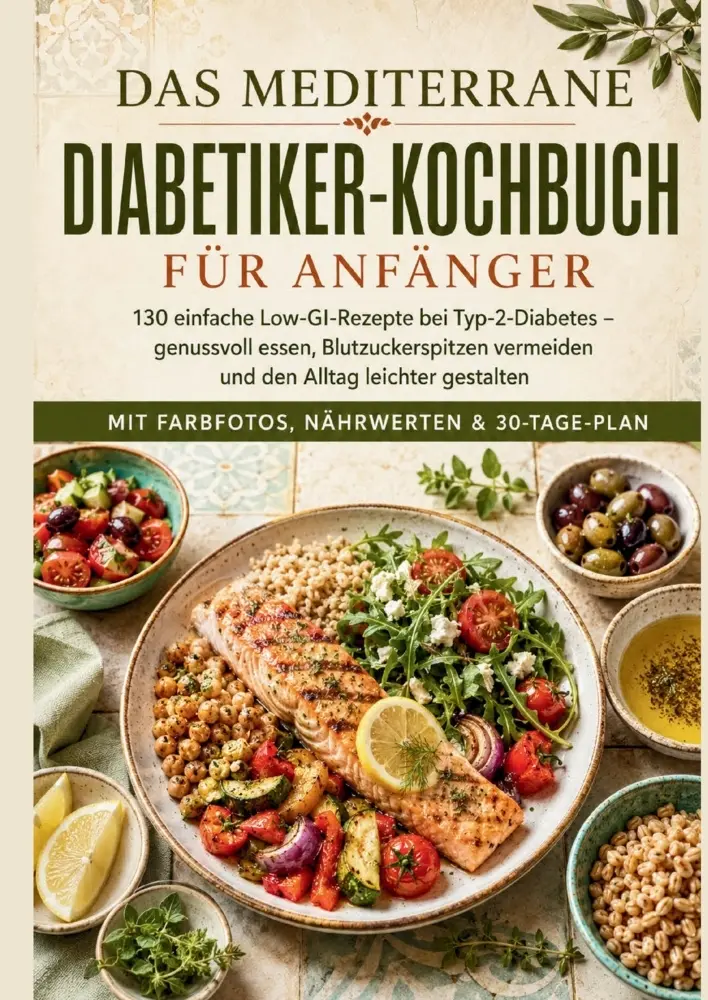 Cover: 9789403932620 | Das mediterrane Diabetiker-Kochbuch für Anfänger: 130 einfache...