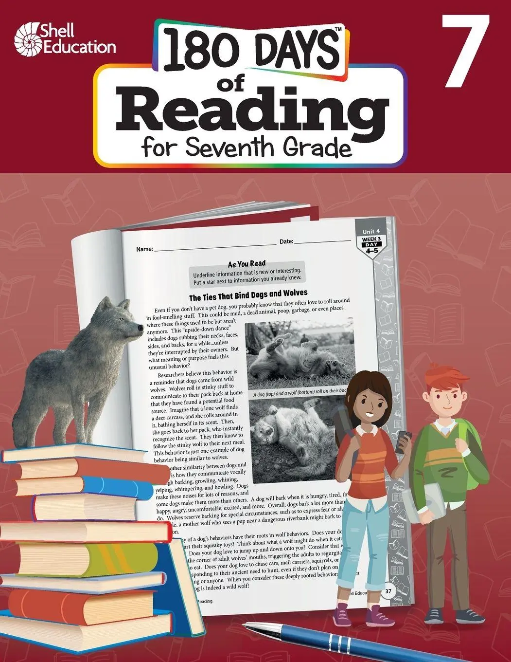 Cover: 9798765922620 | 180 Days | Reading for Seventh Grade | Joe Rhatigan (u. a.) | Buch