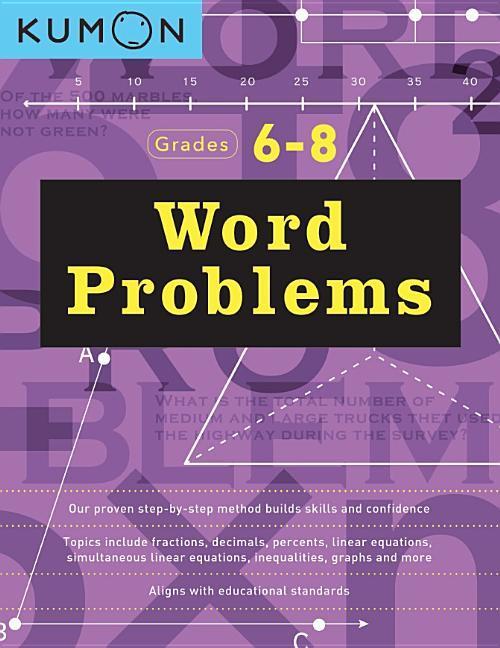 Cover: 9781941082720 | Kumon Word Problems Grades 6/8 | Kumon | Taschenbuch | Englisch | 2019
