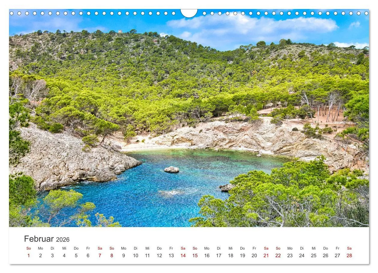 Bild: 9783457912720 | Mallorca Traumhafte Insel (Wandkalender 2026 DIN A3 quer), CALVENDO...