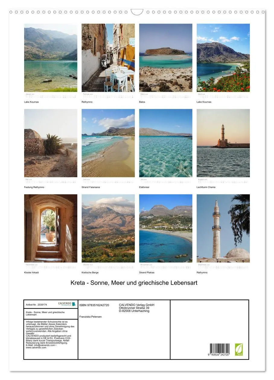 Bild: 9783516242720 | Kreta - Sonne, Meer und griechische Lebensart (Wandkalender 2026...