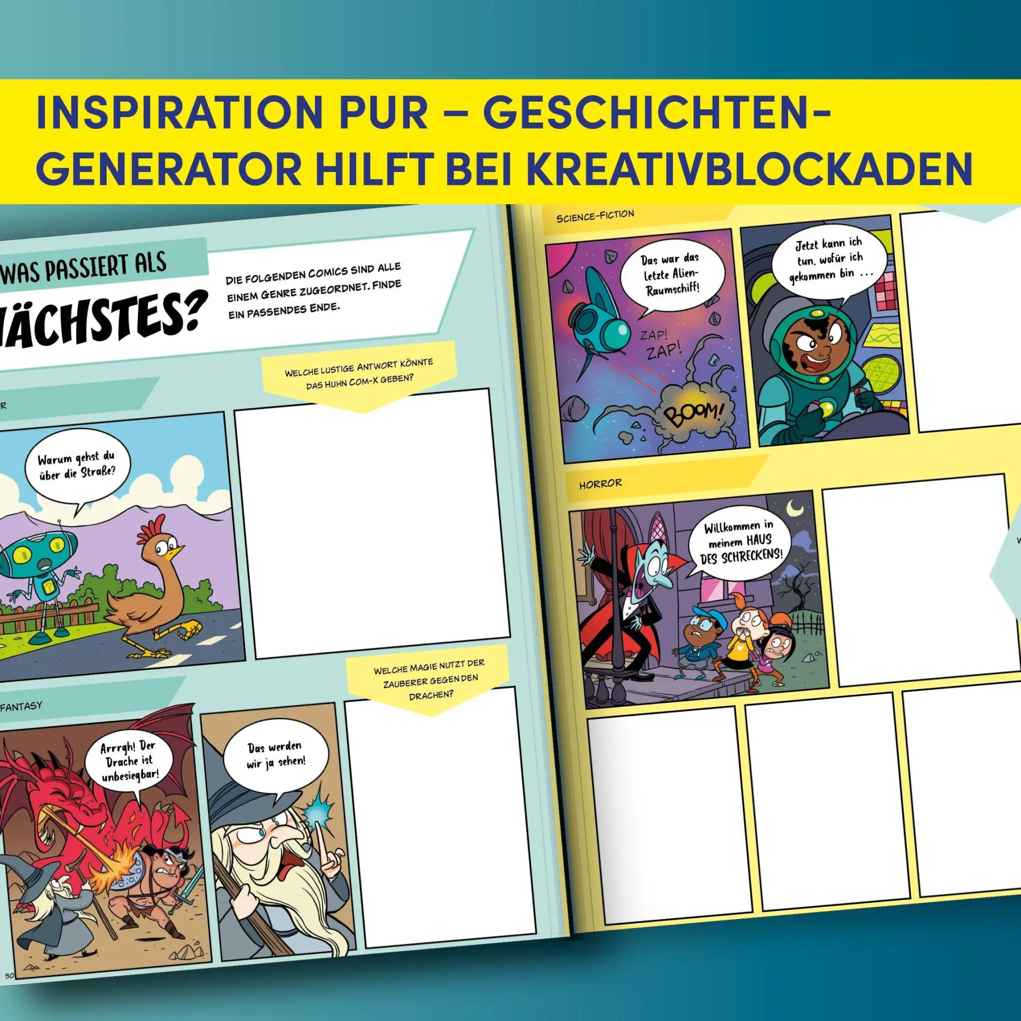 Bild: 9783735892720 | Zeichne deine eigenen Comics | Ned Hartley | Taschenbuch | 96 S.