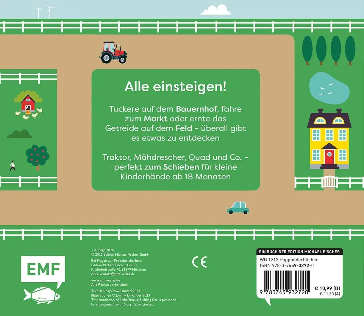 Bild: 9783745932720 | Tut, Tut! - Mein Schiebebuch: Lass uns Traktor fahren! | Dryander