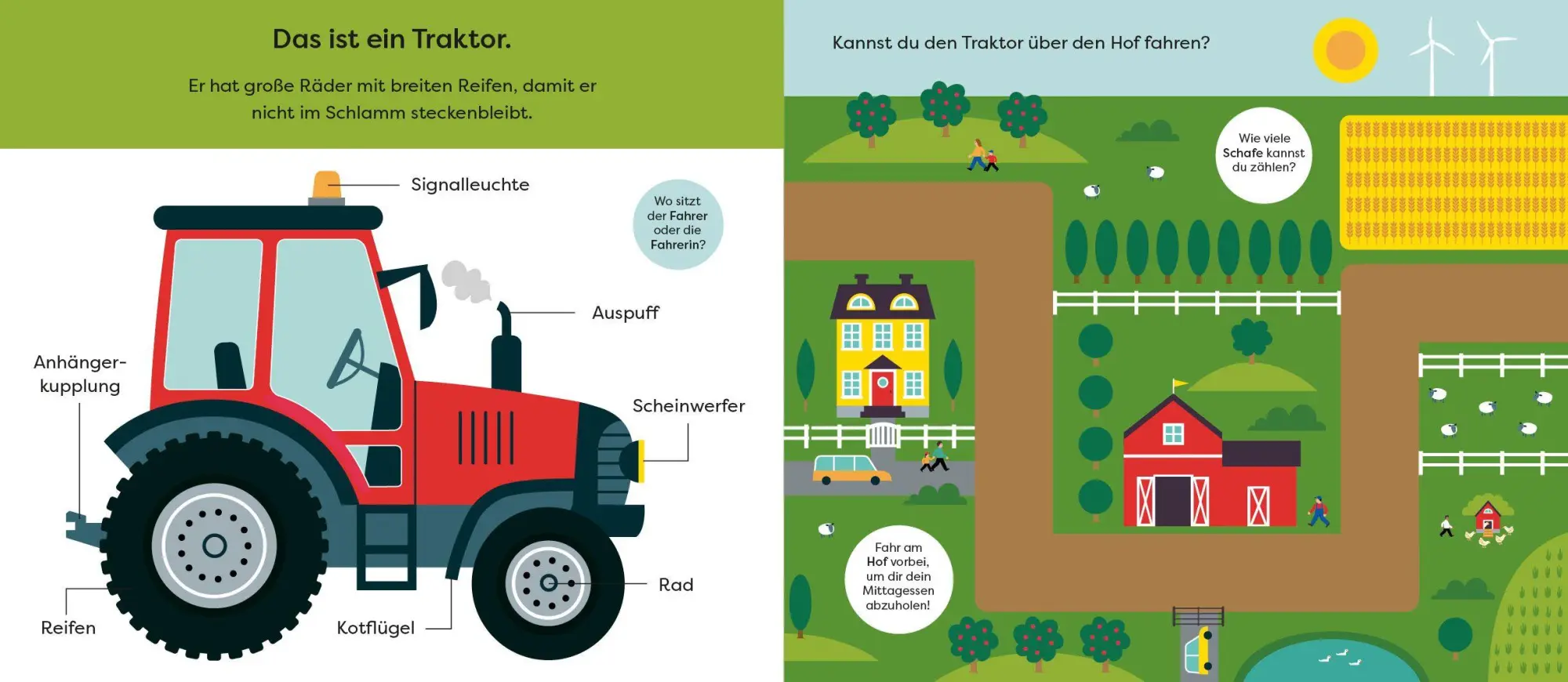 Bild: 9783745932720 | Tut, Tut! - Mein Schiebebuch: Lass uns Traktor fahren! | Dryander