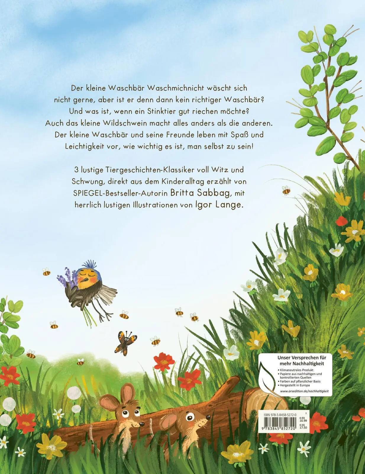 Rückseite: 9783845852720 | Unsere lustigsten Tiergeschichten | Britta Sabbag | Buch | 80 S.