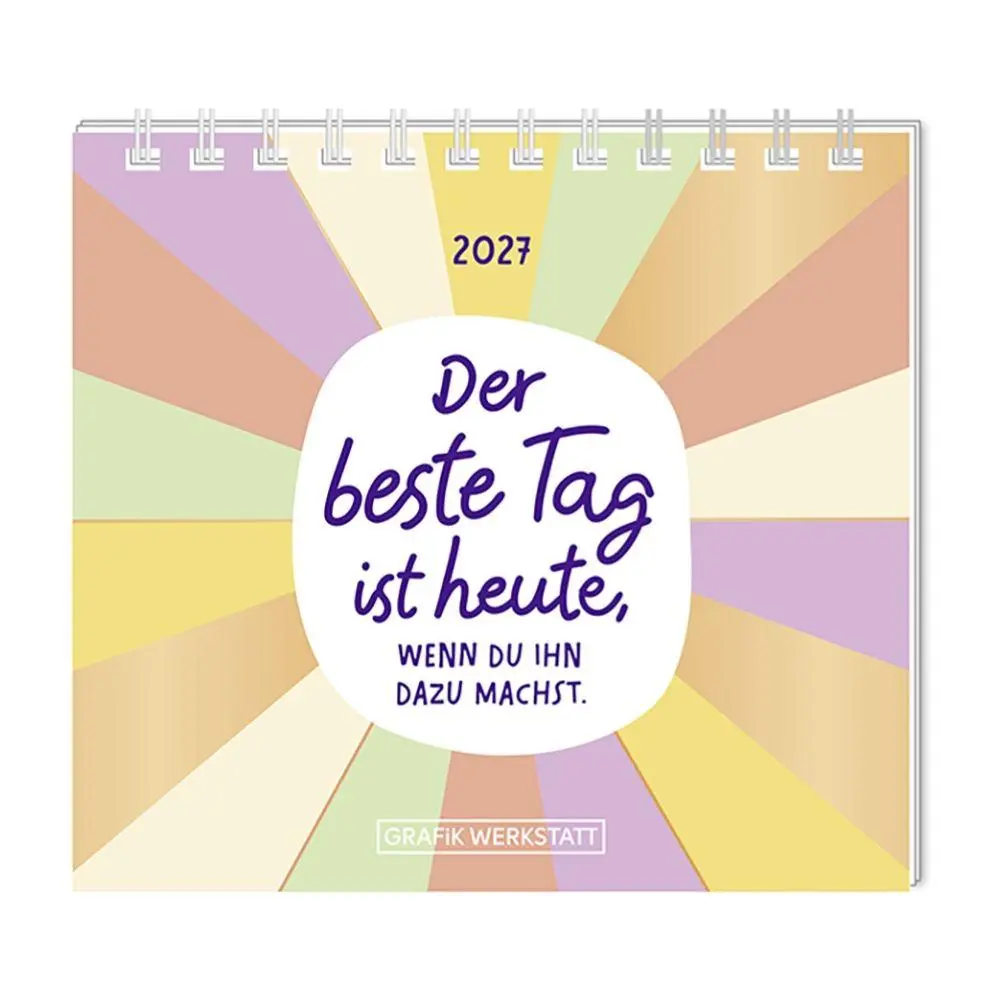 Cover: 9783986362720 | Mini-Kalender 2027 Der beste Tag | Mini-Kalender | Original | Kalender