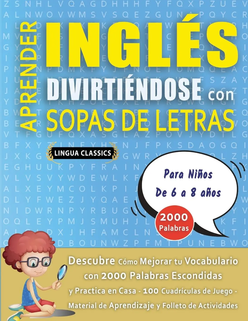 Cover: 9798349042720 | APRENDER INGLÉS DIVIRTIÉNDOSE CON SOPAS DE LETRAS - Para Niños de 6...
