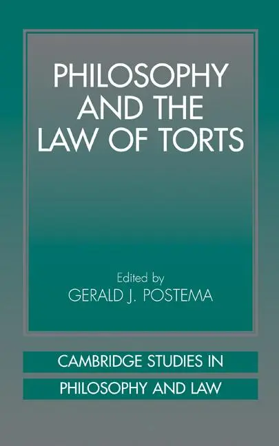 Cover: 9780521622820 | Philosophy and the Law of Torts | Gerald J. Postema (u. a.) | Buch