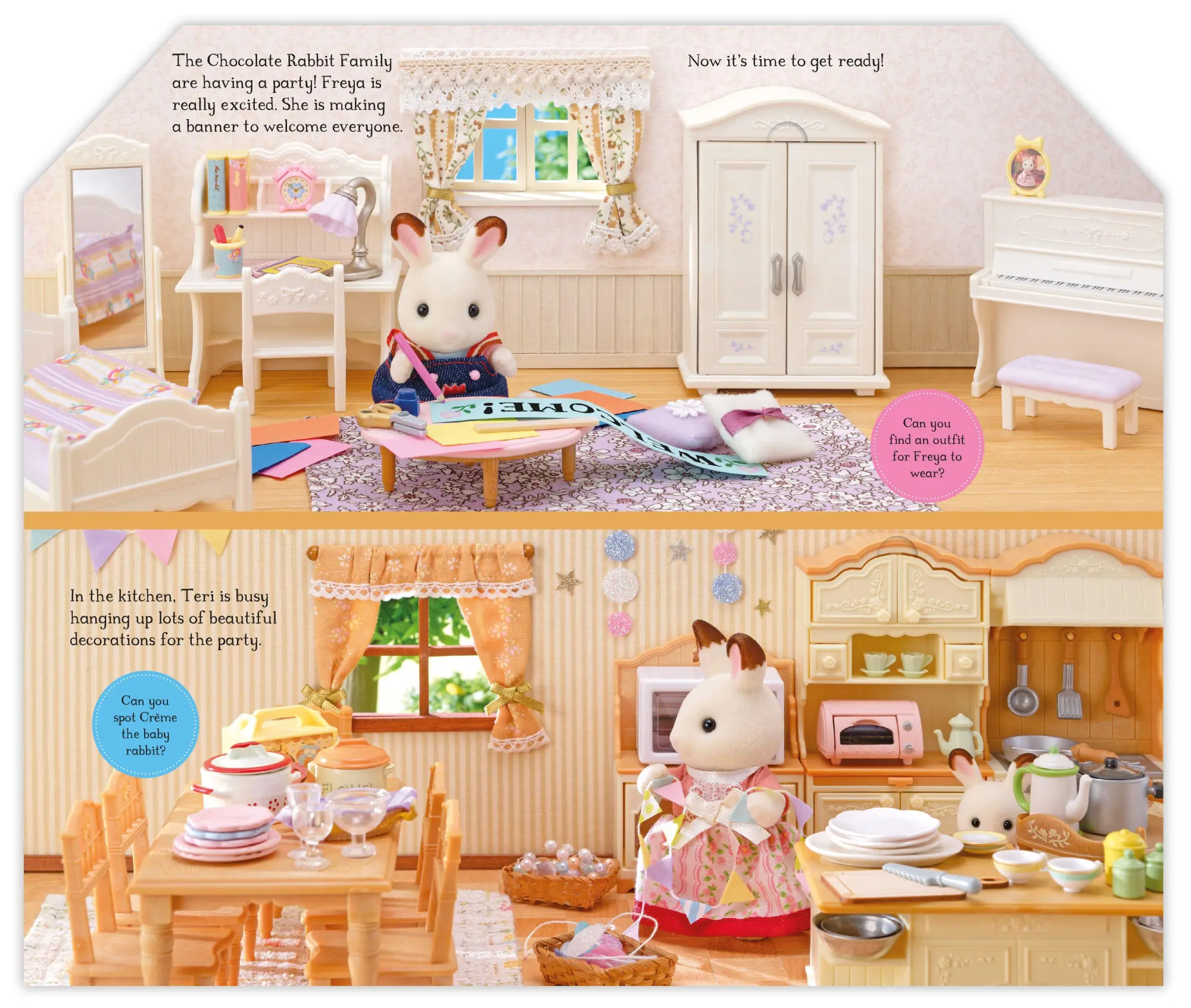 Bild: 9781035052820 | Sylvanian Families: Freya's Perfect Party: A Lift-the-Flap Story