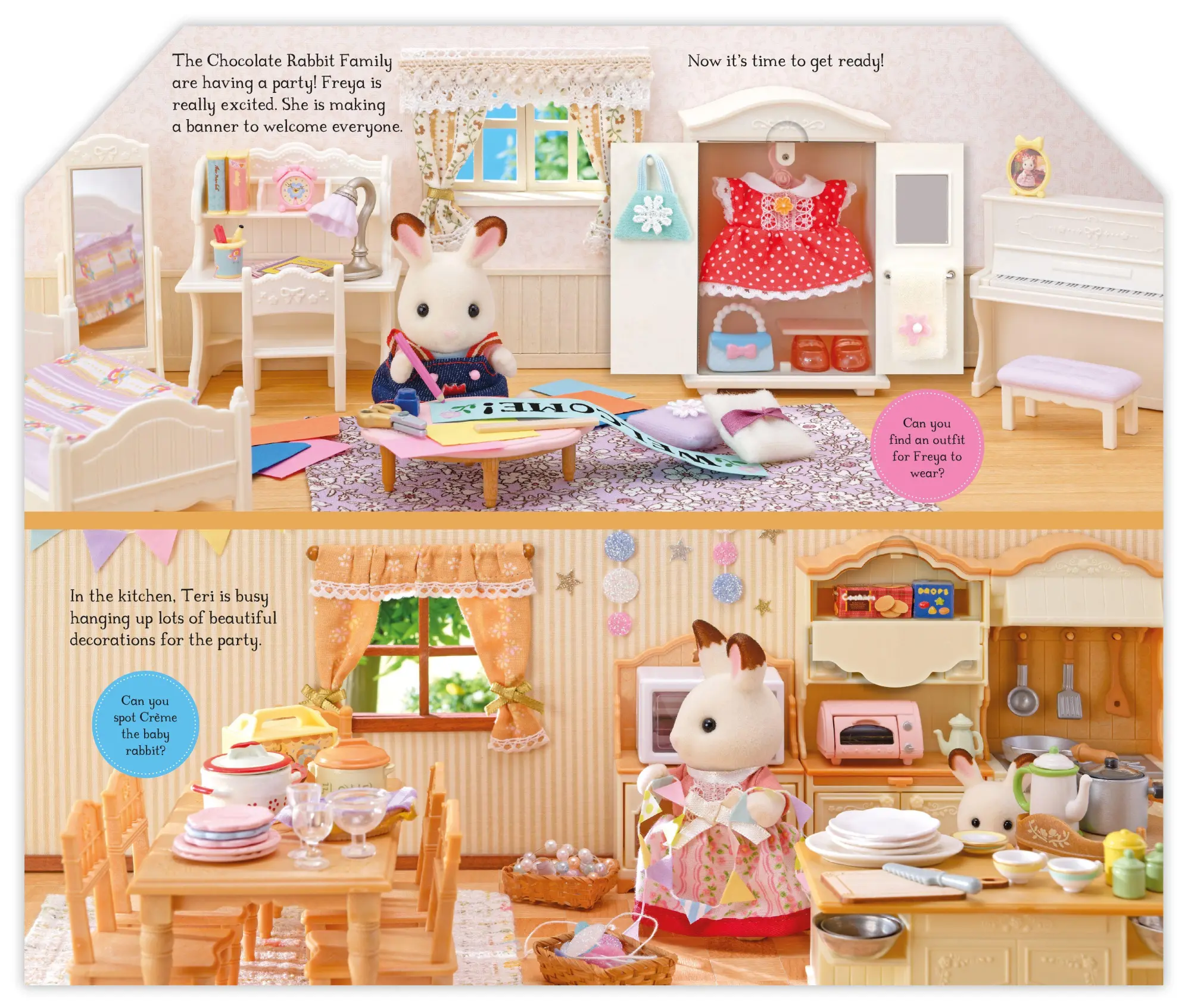 Bild: 9781035052820 | Sylvanian Families: Freya's Perfect Party: A Lift-the-Flap Story