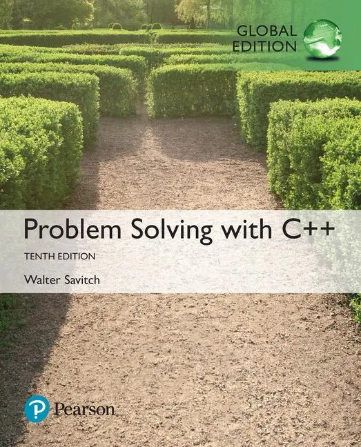 Cover: 9781292222820 | Savitch, W: Problem Solving with C++, Global Edition | Walter Savitch