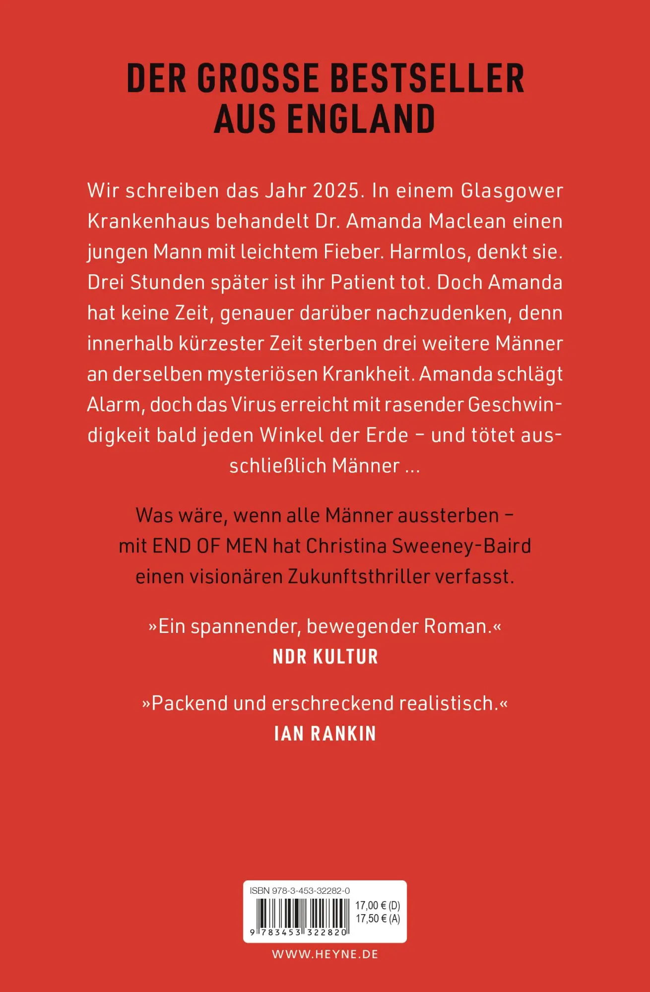 Bild: 9783453322820 | End of Men | Roman | Christina Sweeney-Baird | Taschenbuch | 496 S.