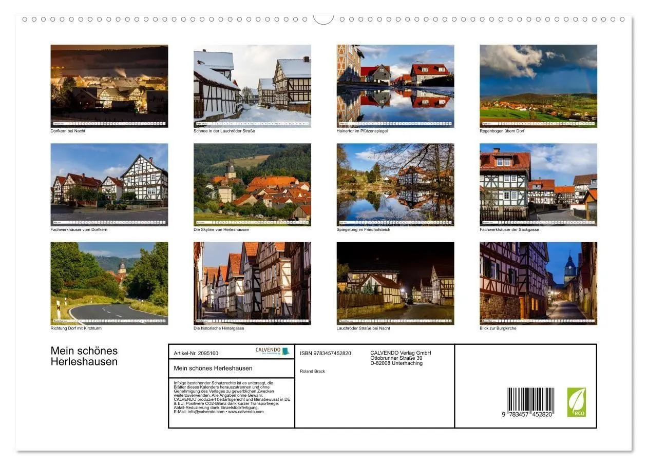 Bild: 9783457452820 | Mein schönes Herleshausen (hochwertiger Premium Wandkalender 2026...