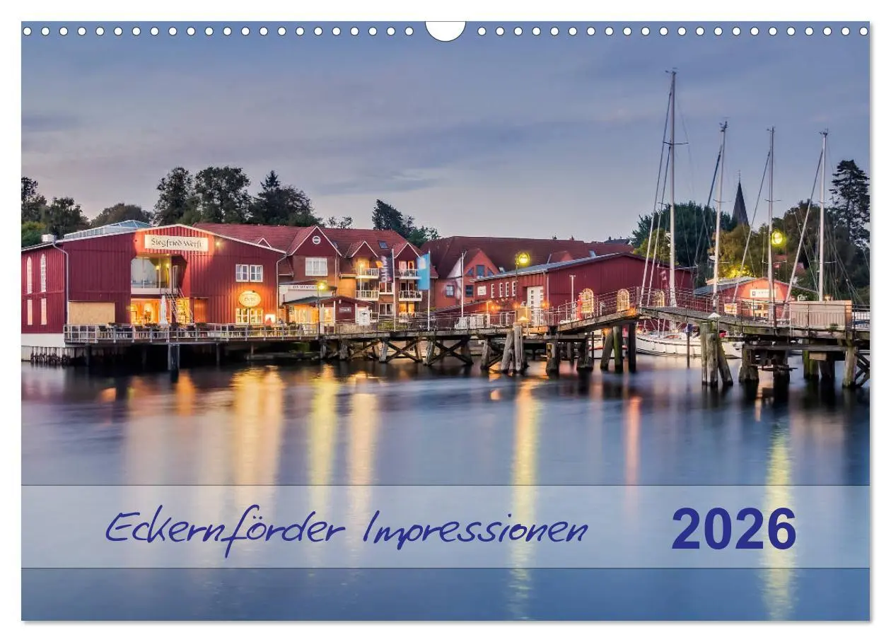 Cover: 9783457832820 | Eckernförder Impressionen (Wandkalender 2026 DIN A3 quer), CALVENDO...