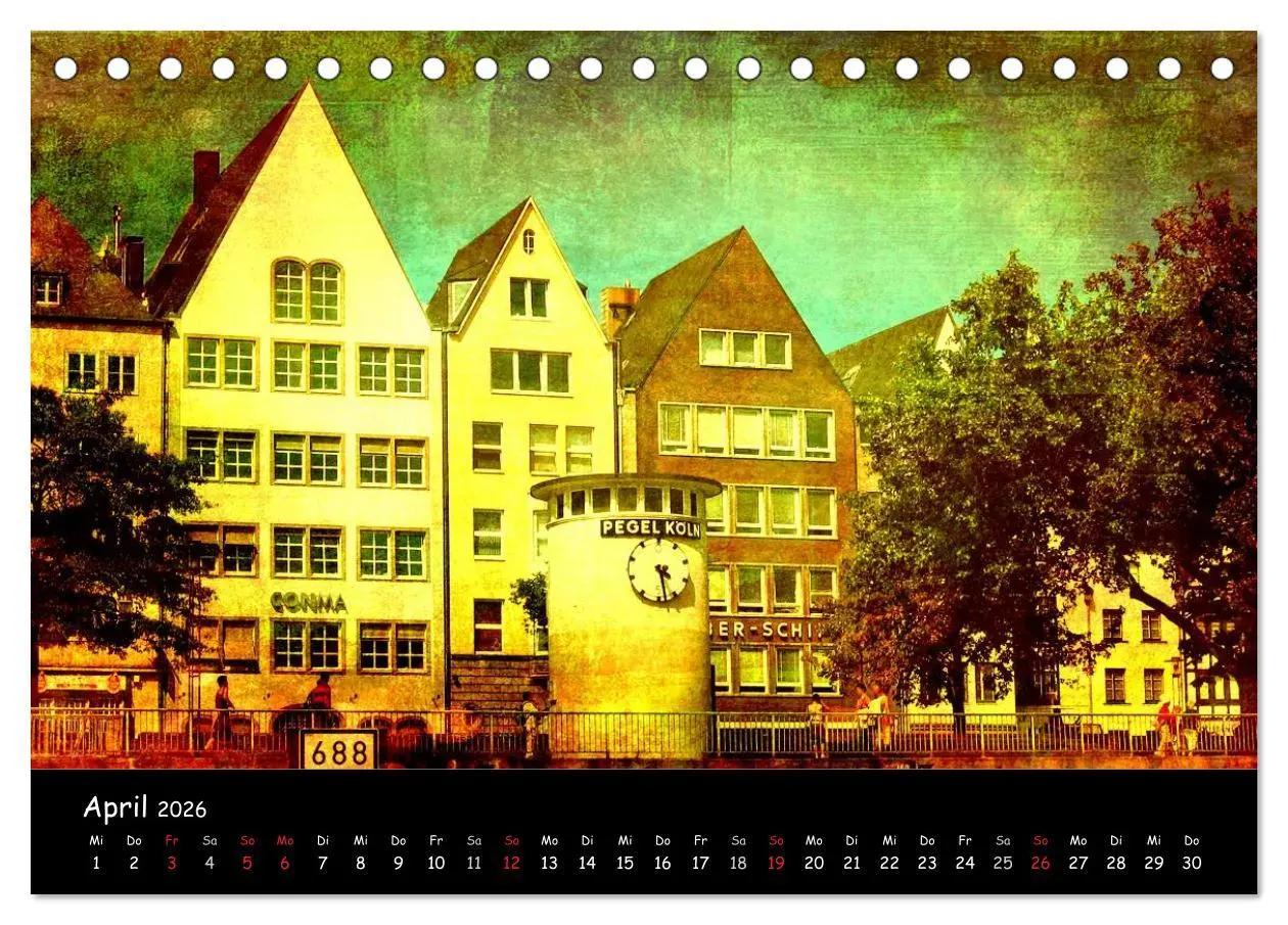 Bild: 9783516232820 | Köln (Tischkalender 2026 DIN A5 quer), CALVENDO Monatskalender | 2026