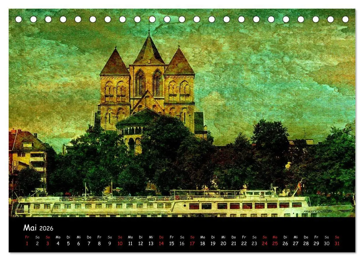 Bild: 9783516232820 | Köln (Tischkalender 2026 DIN A5 quer), CALVENDO Monatskalender | 2026