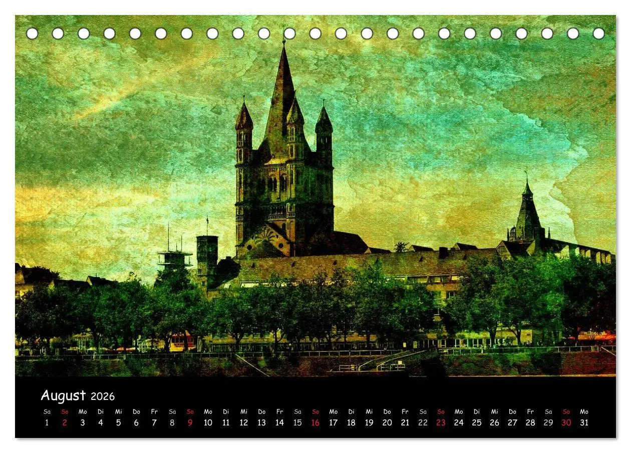 Bild: 9783516232820 | Köln (Tischkalender 2026 DIN A5 quer), CALVENDO Monatskalender | 2026