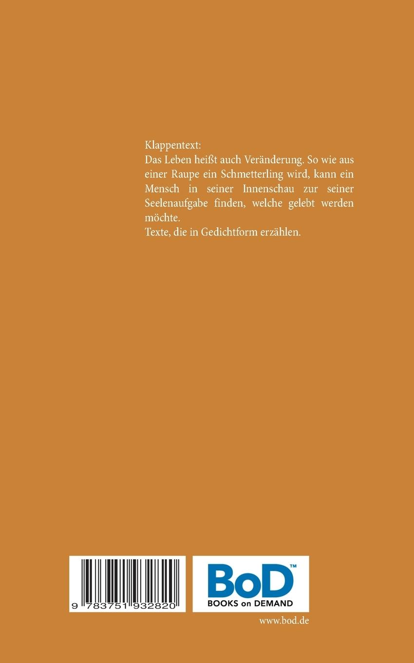 Rückseite: 9783751932820 | "Schmetterlingszeit: ein Geschenk ist erkannt" | Marion Jana Goeritz