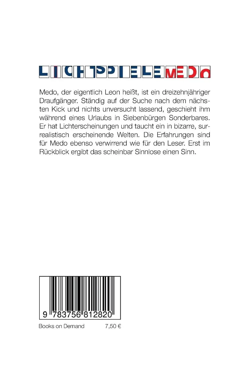 Rückseite: 9783756812820 | Lichtspiele | Medo | Heribert R. Brennig | Taschenbuch | Paperback