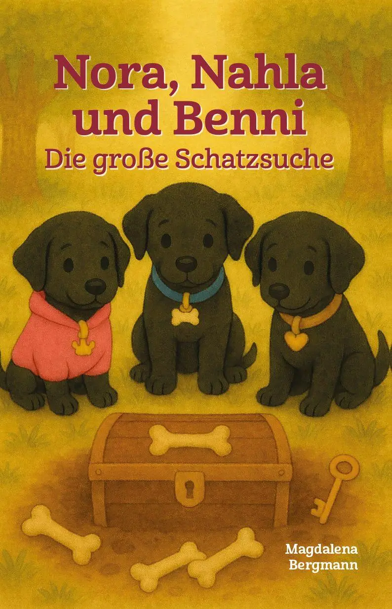 Cover: 9783758102820 | Nora, Nahla und Benni | Die große Schatzsuche | Magdalena Bergmann