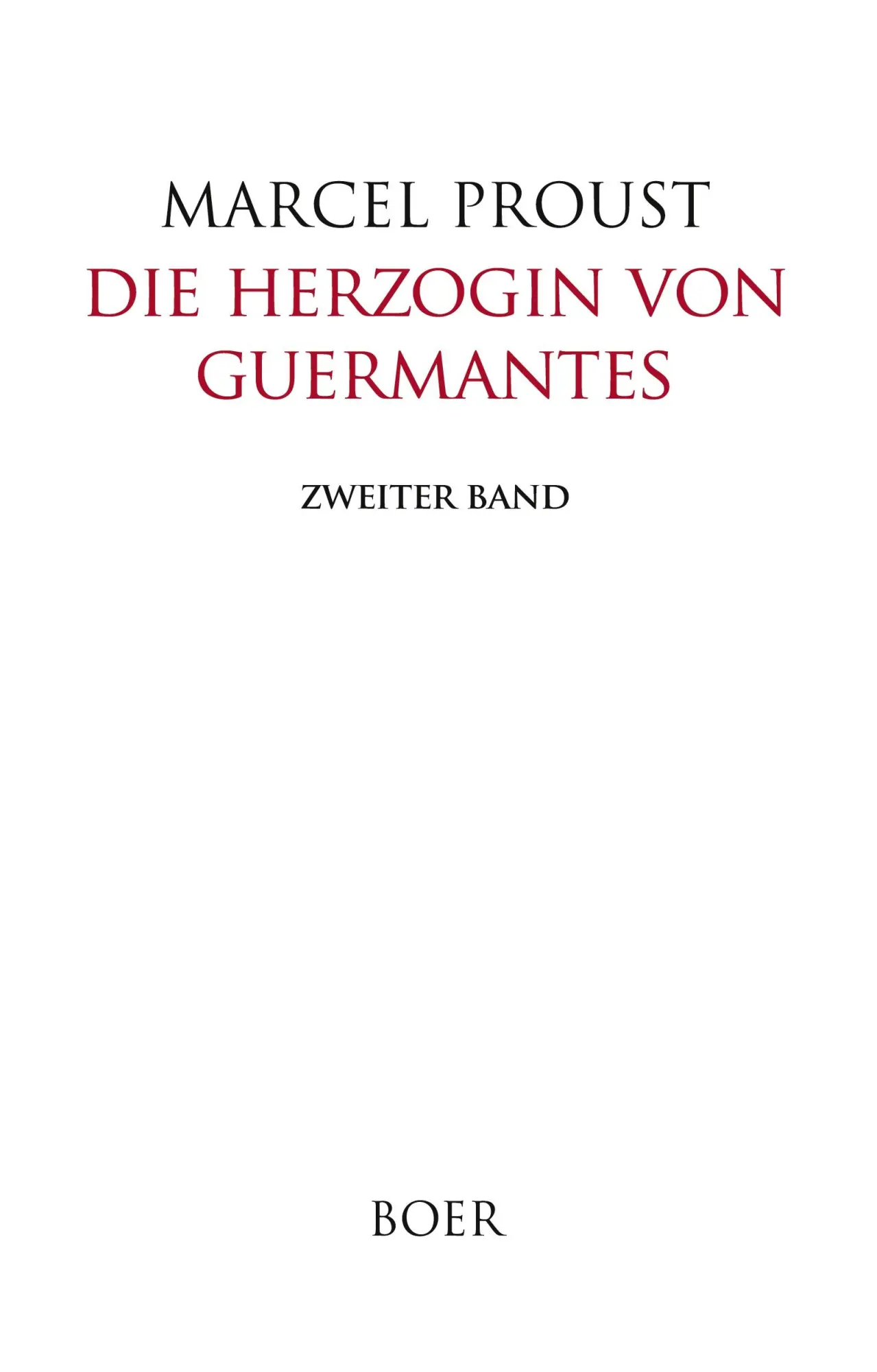 Cover: 9783966622820 | Die Herzogin von Guermantes Band 2 | Marcel Proust | Buch | 360 S.
