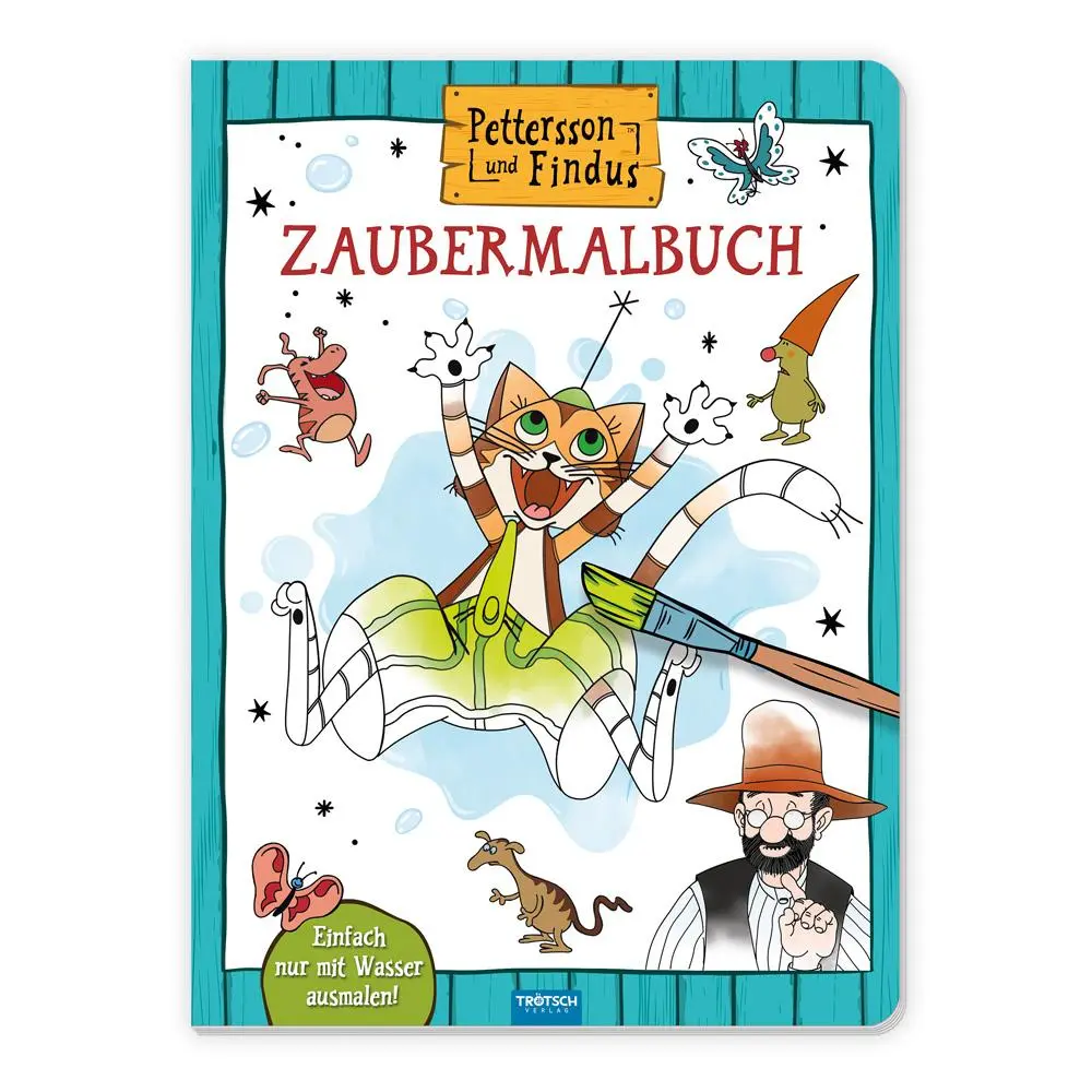 Cover: 9783988022820 | Trötsch Pettersson & Findus Zaubermalbuch | Malbuch Ausmalbuch | KG Cover: 9783988022820 | Trötsch Pettersson & Findus Zaubermalbuch | Malbuch Ausmalbuch | KG