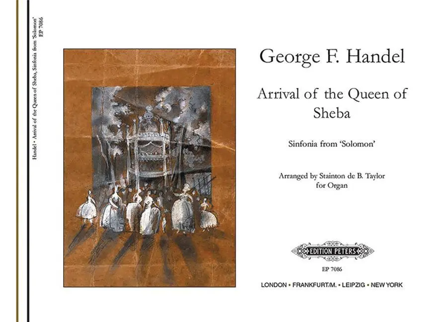 Cover: 9790577082820 | Arrival Of The Queen Of Sheba | George Frideric Handel (u. a.) | Buch